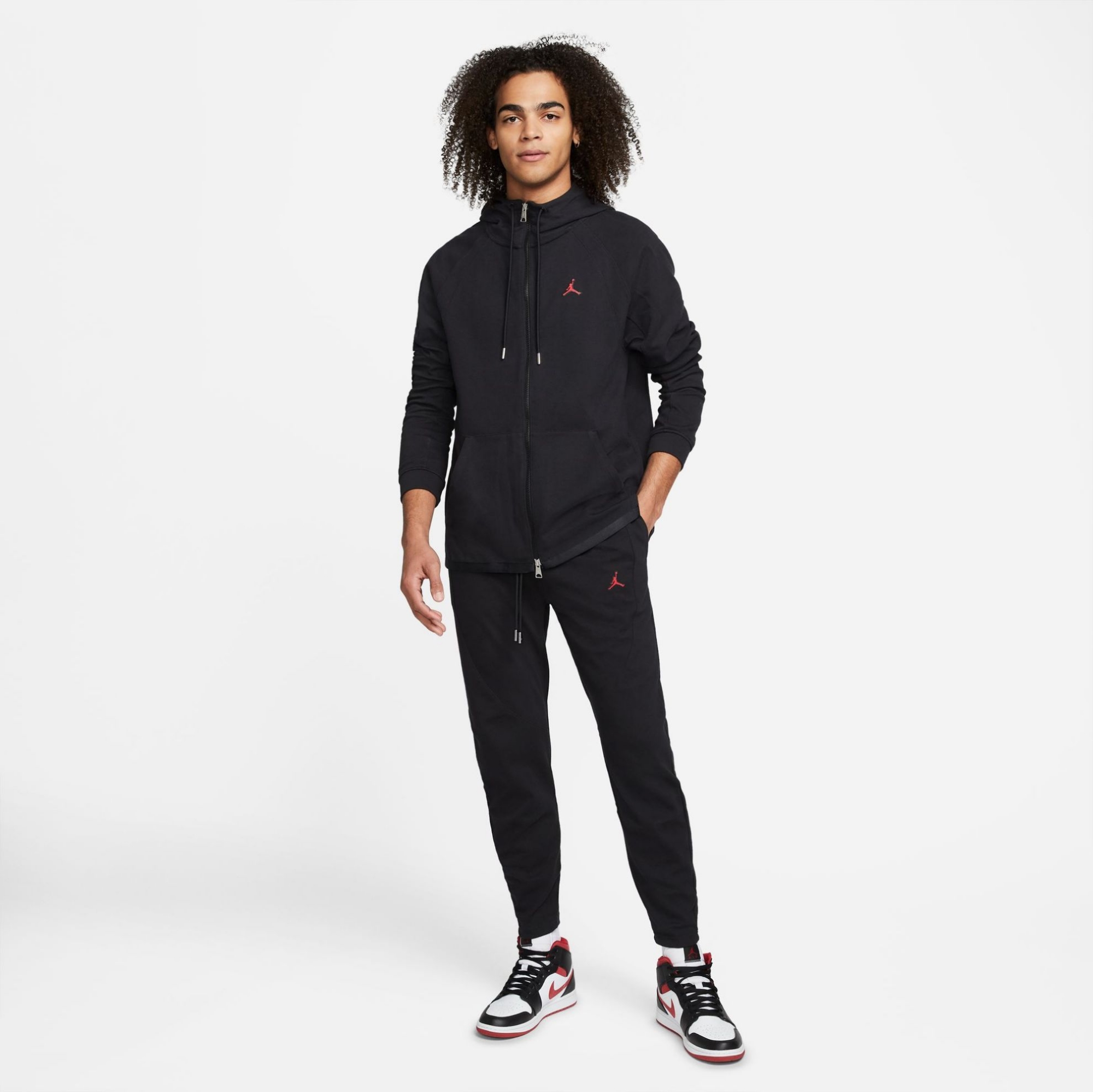 F.TERRY CUFF     BLACK/GYM RED