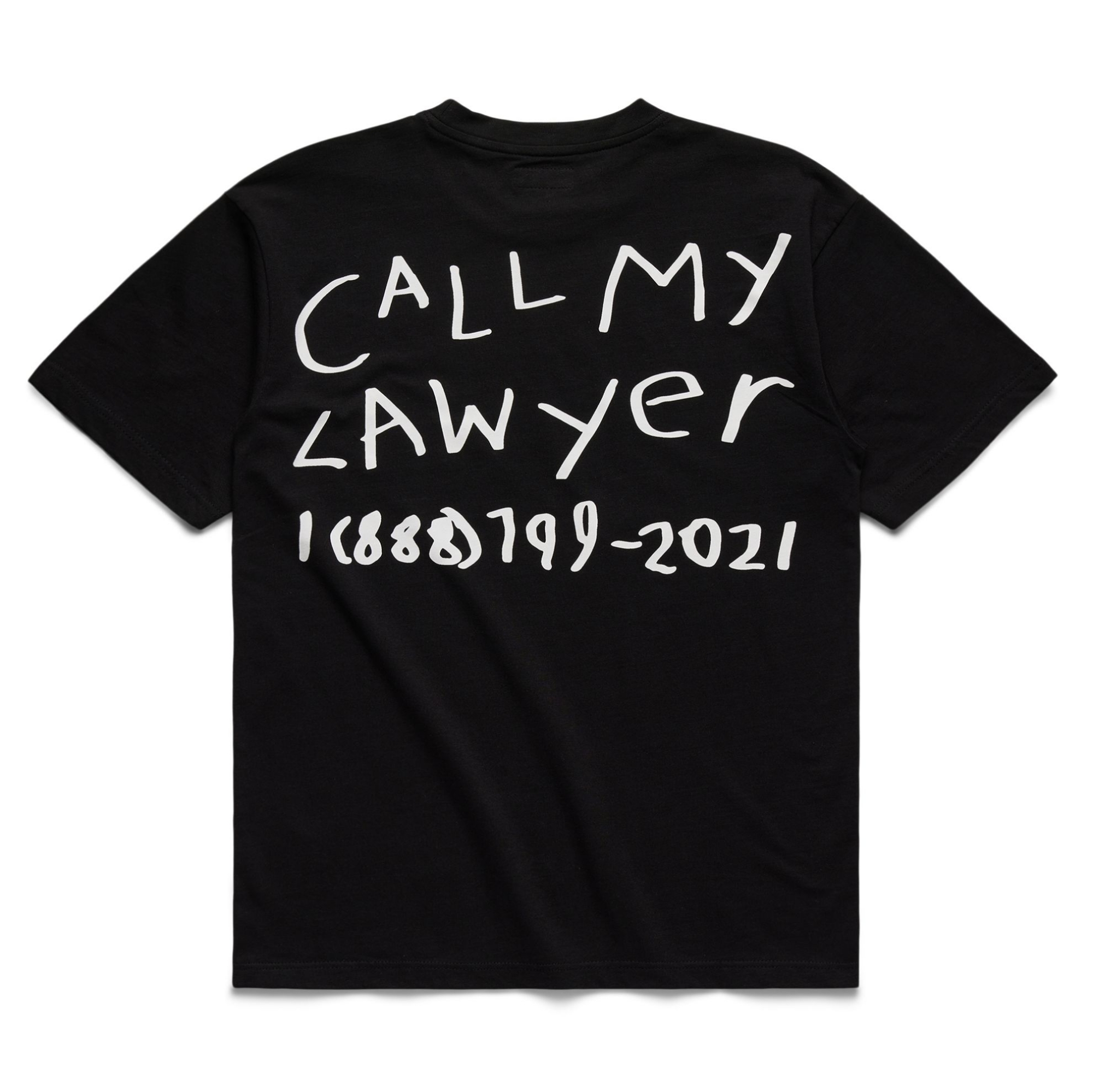 SHIRT COTONE     CALL MY LAWYER HAND DRA