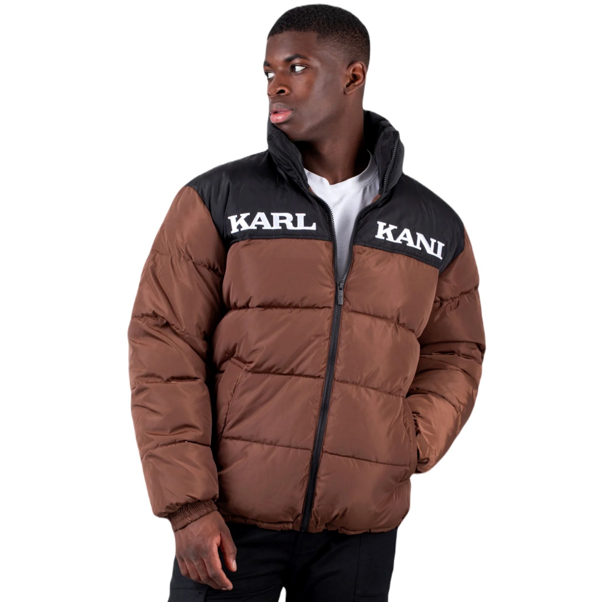 RETRO ESS PUFFER DARK BROWN