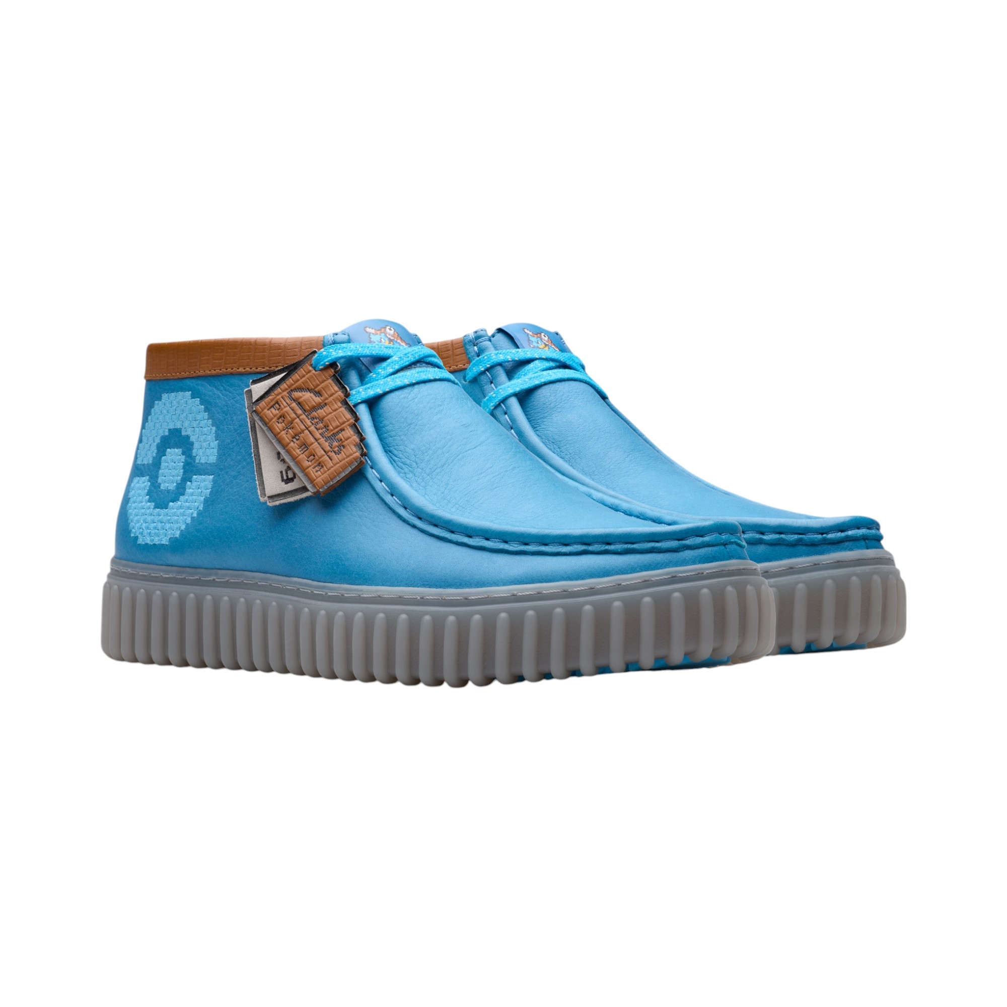 LEATHER          BLUE