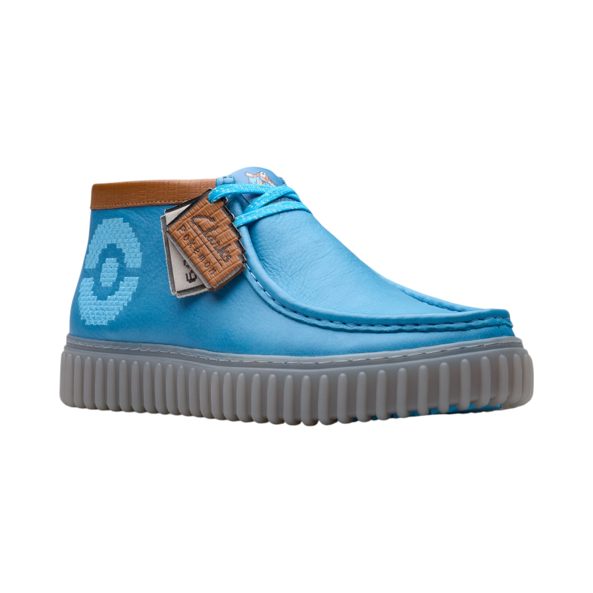LEATHER          BLUE