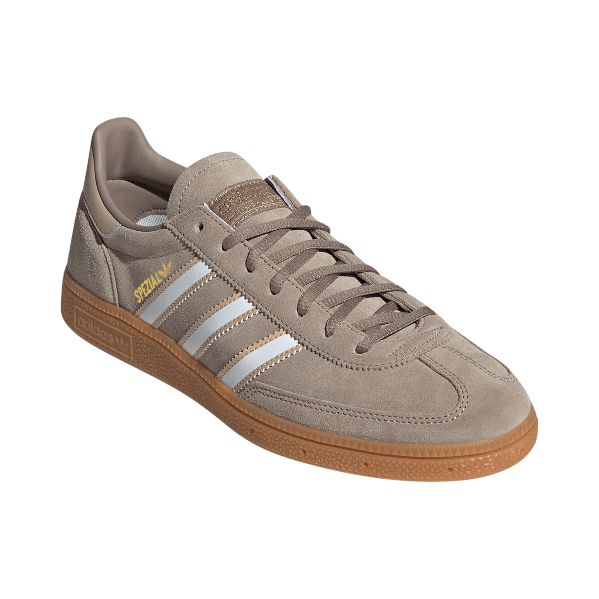 SUEDE-SYN.LEA     BROWN/WHITE/BEIGE