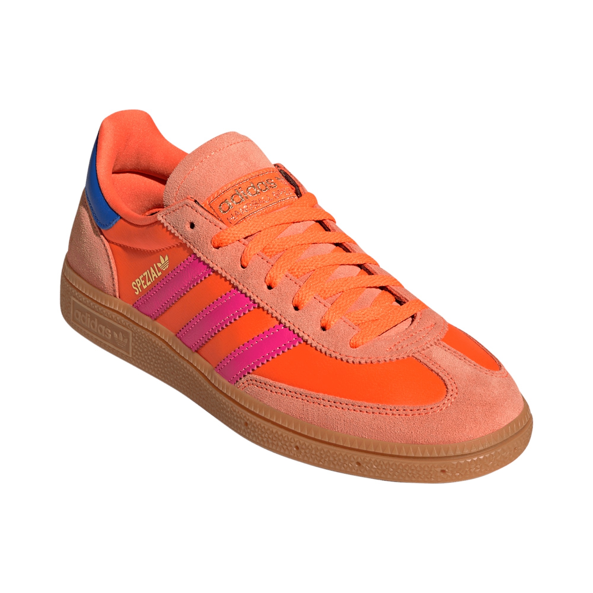 SYN.LTHR-SUEDE   ORANGE/PINK/GUM