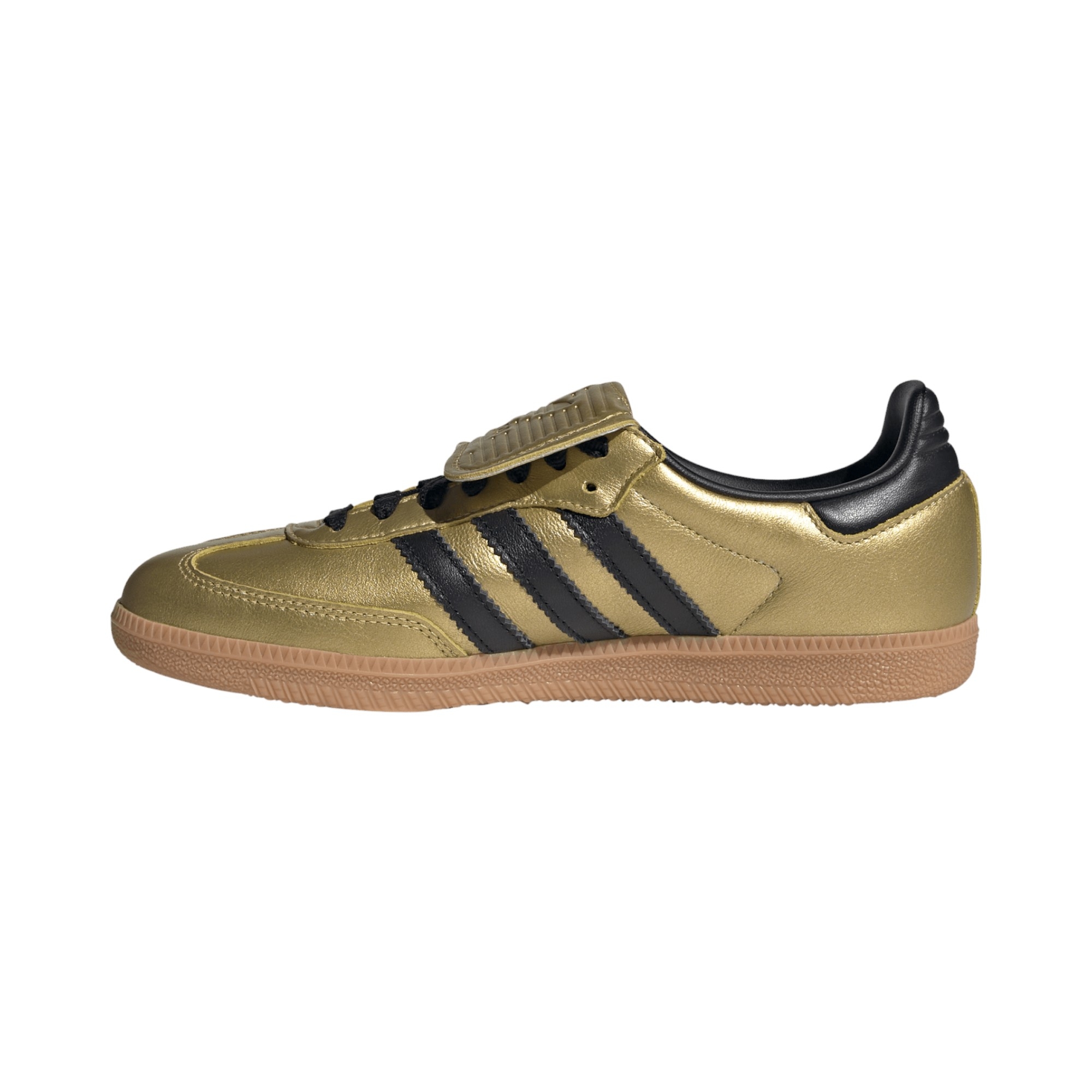 SYN.LEATHER      GOLD MET/BLACK/GUM