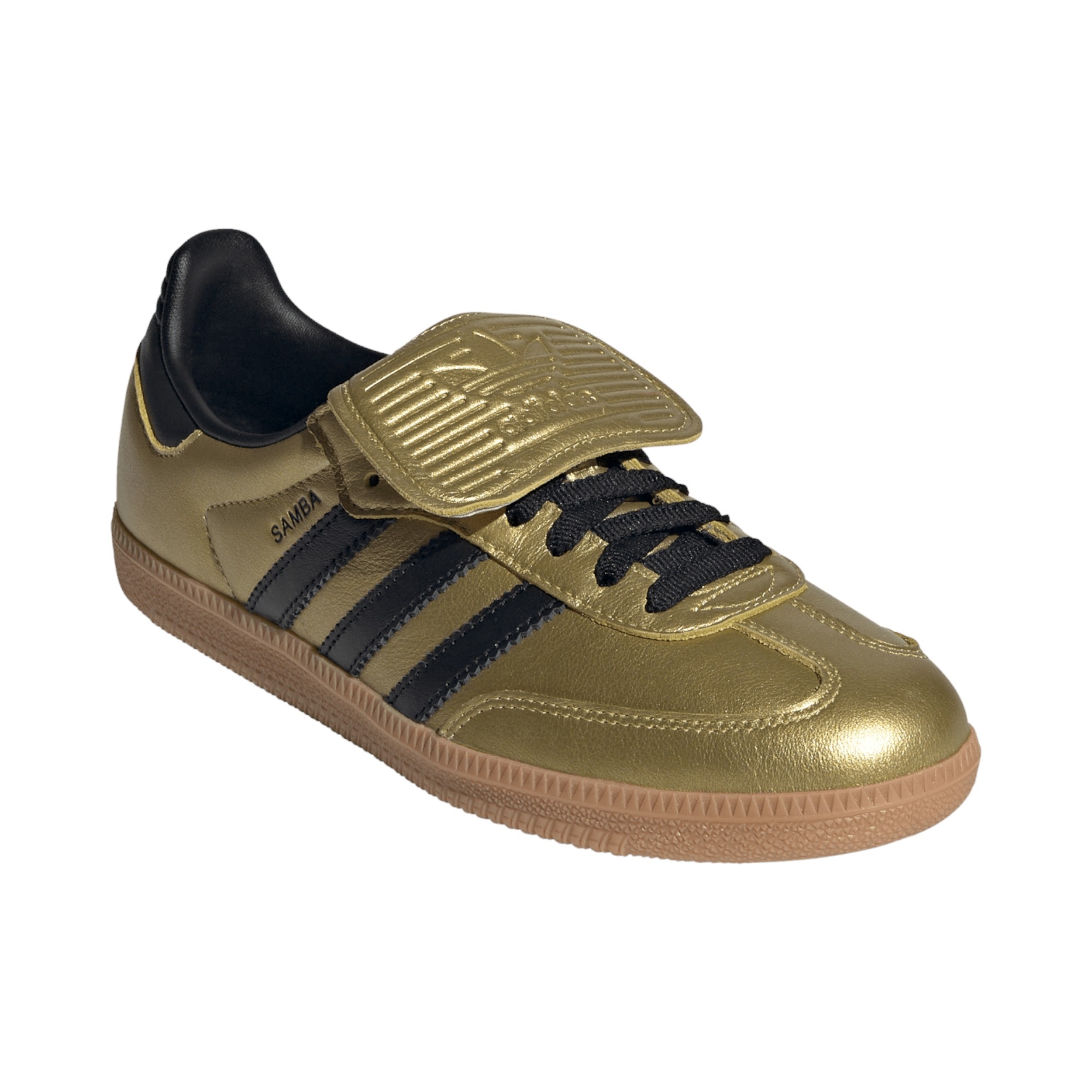SYN.LEATHER      GOLD MET/BLACK/GUM