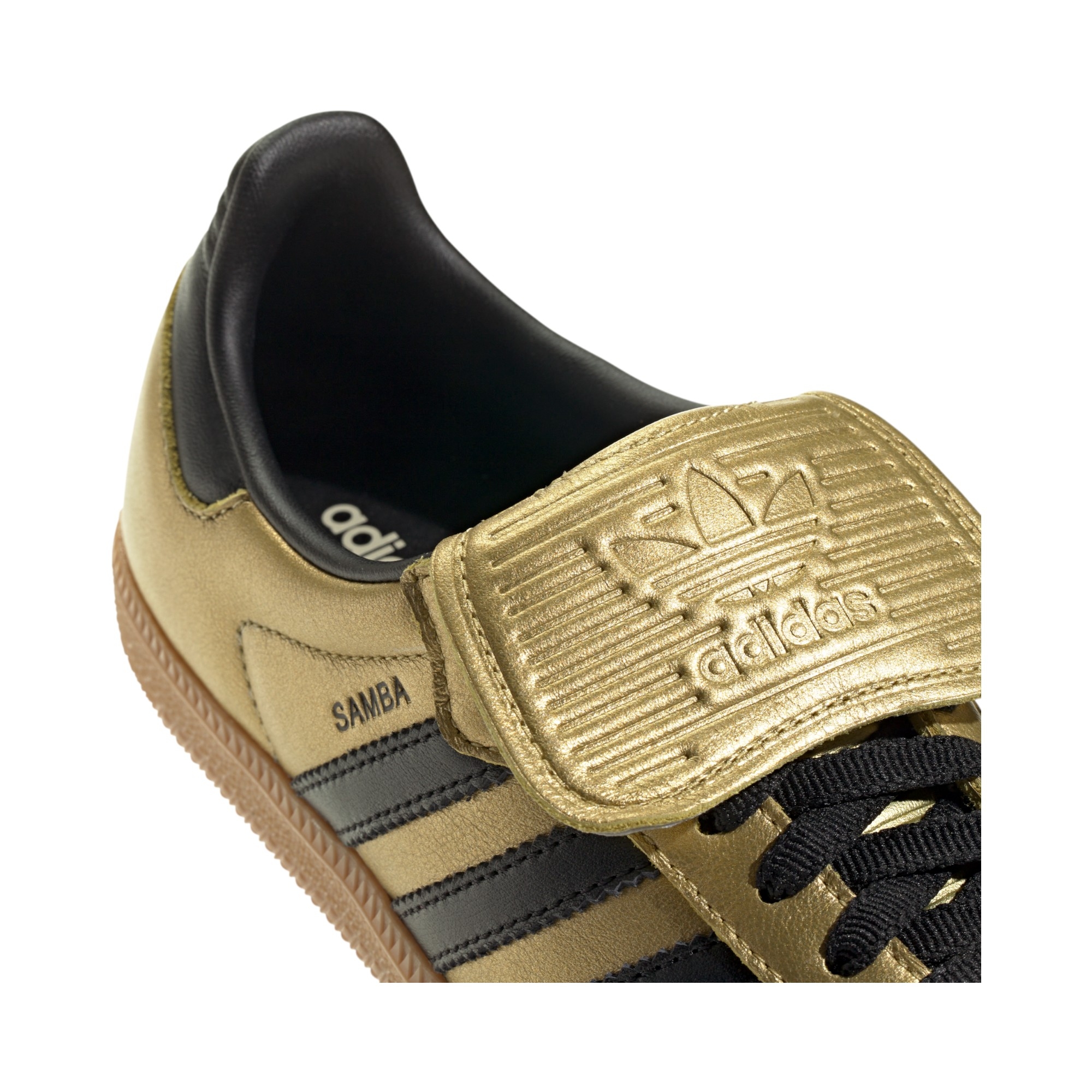 SYN.LEATHER      GOLD MET/BLACK/GUM