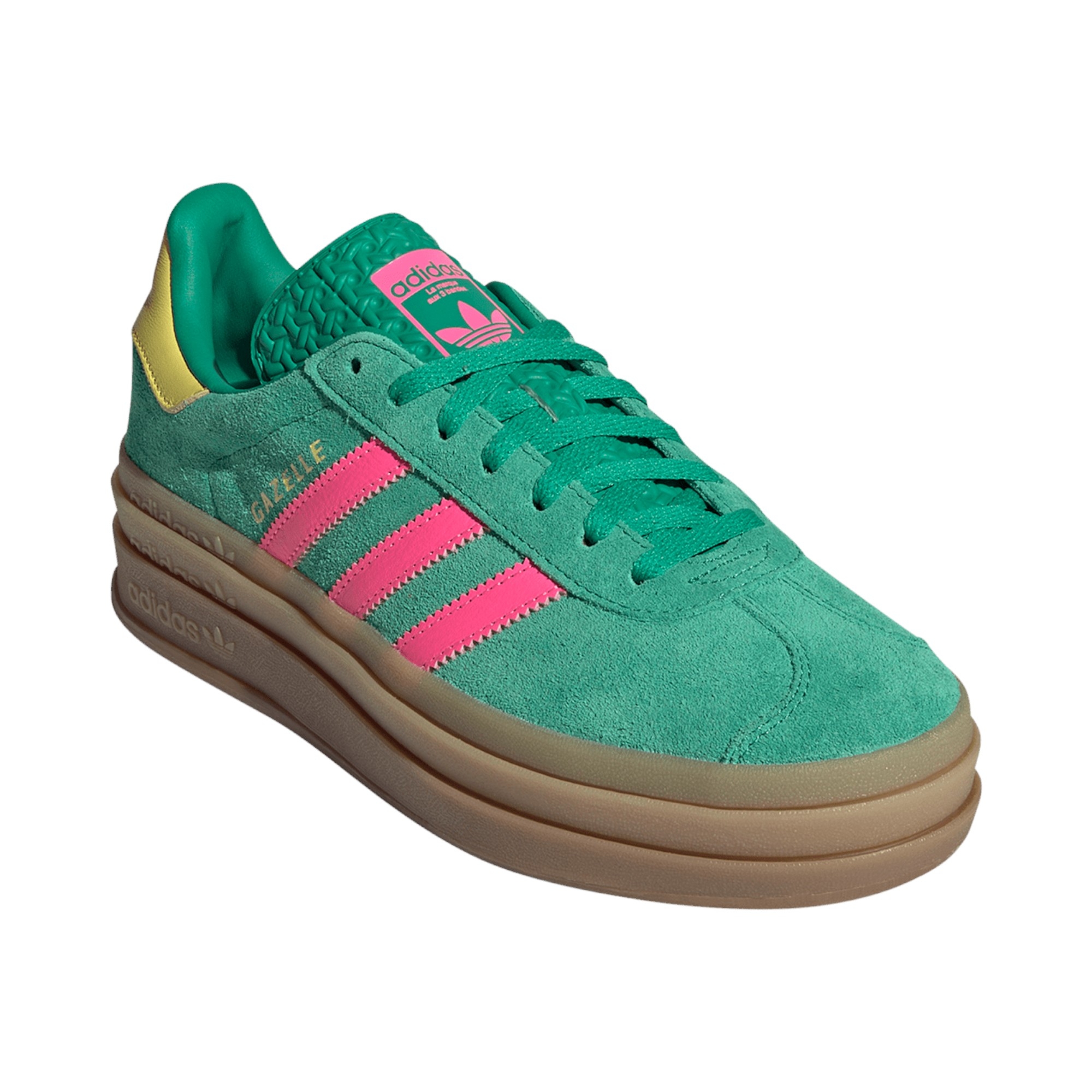SUEDE-SYN.LEA    GREEN/PINK/SULFUR