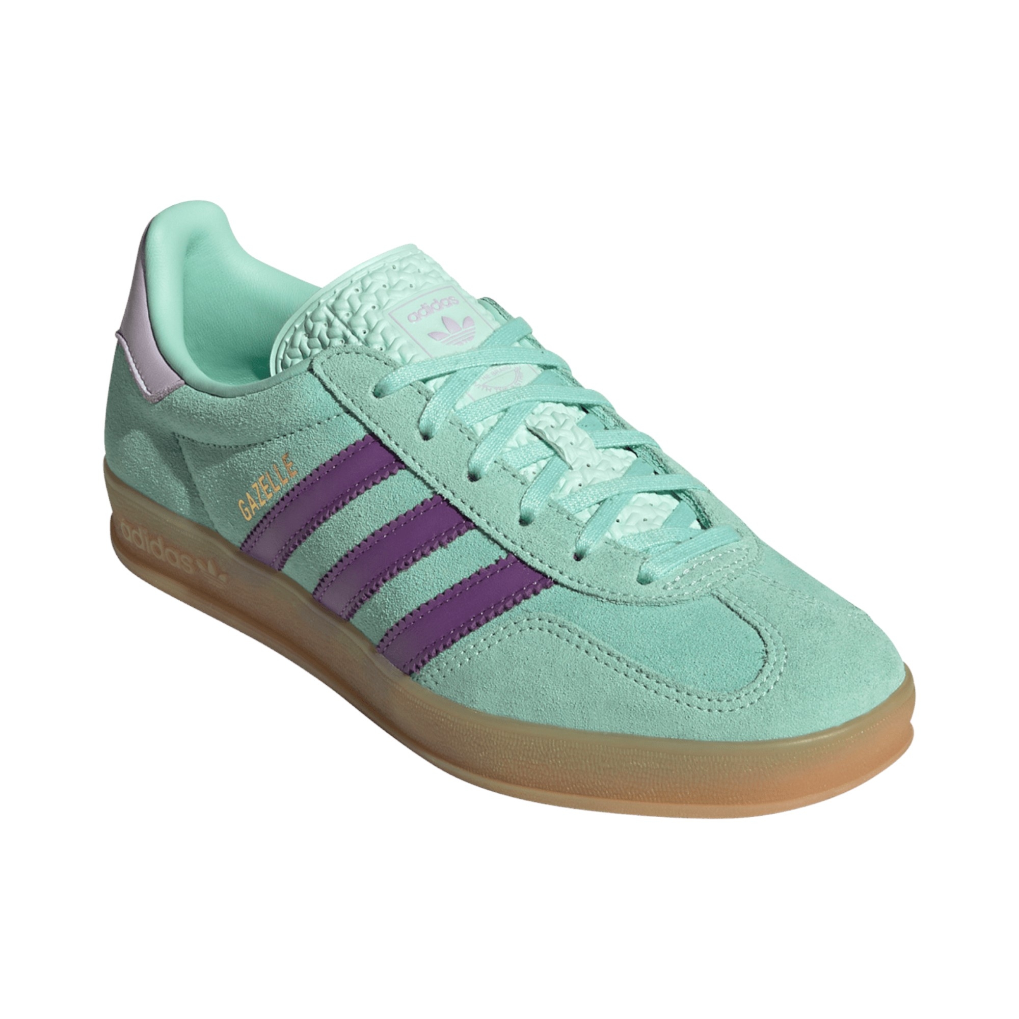 PREM.SUEDE-SUEDE MINT/PURPLE/LAVENDER