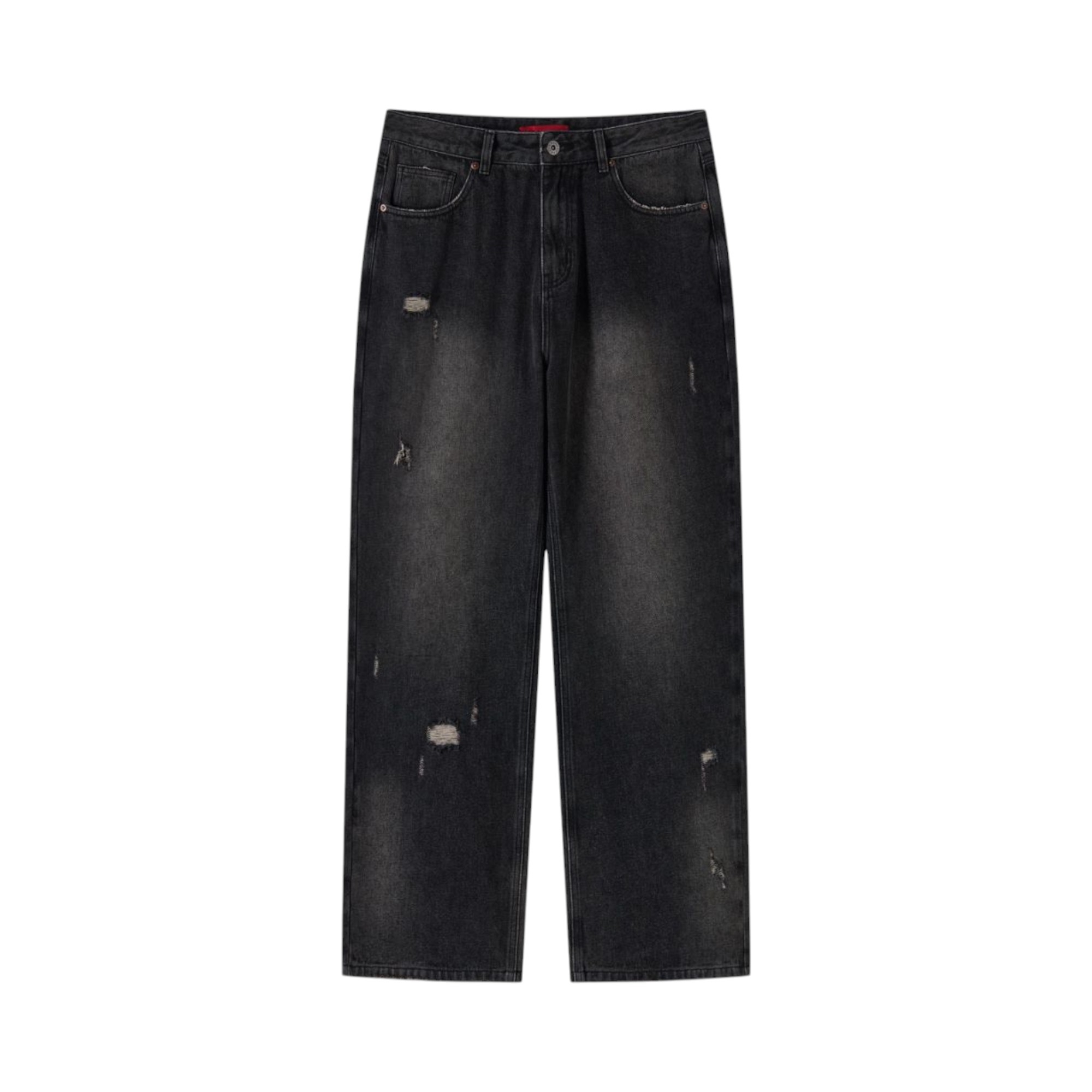 COT.DENIM LOOSE  DARK BLUE