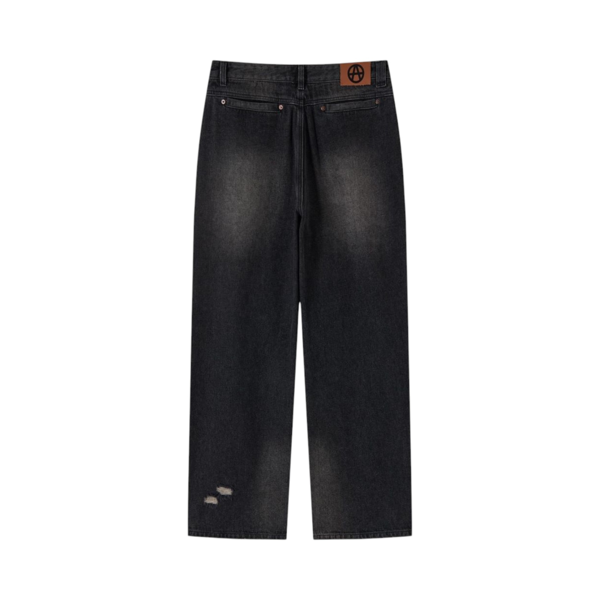 COT.DENIM LOOSE  DARK BLUE