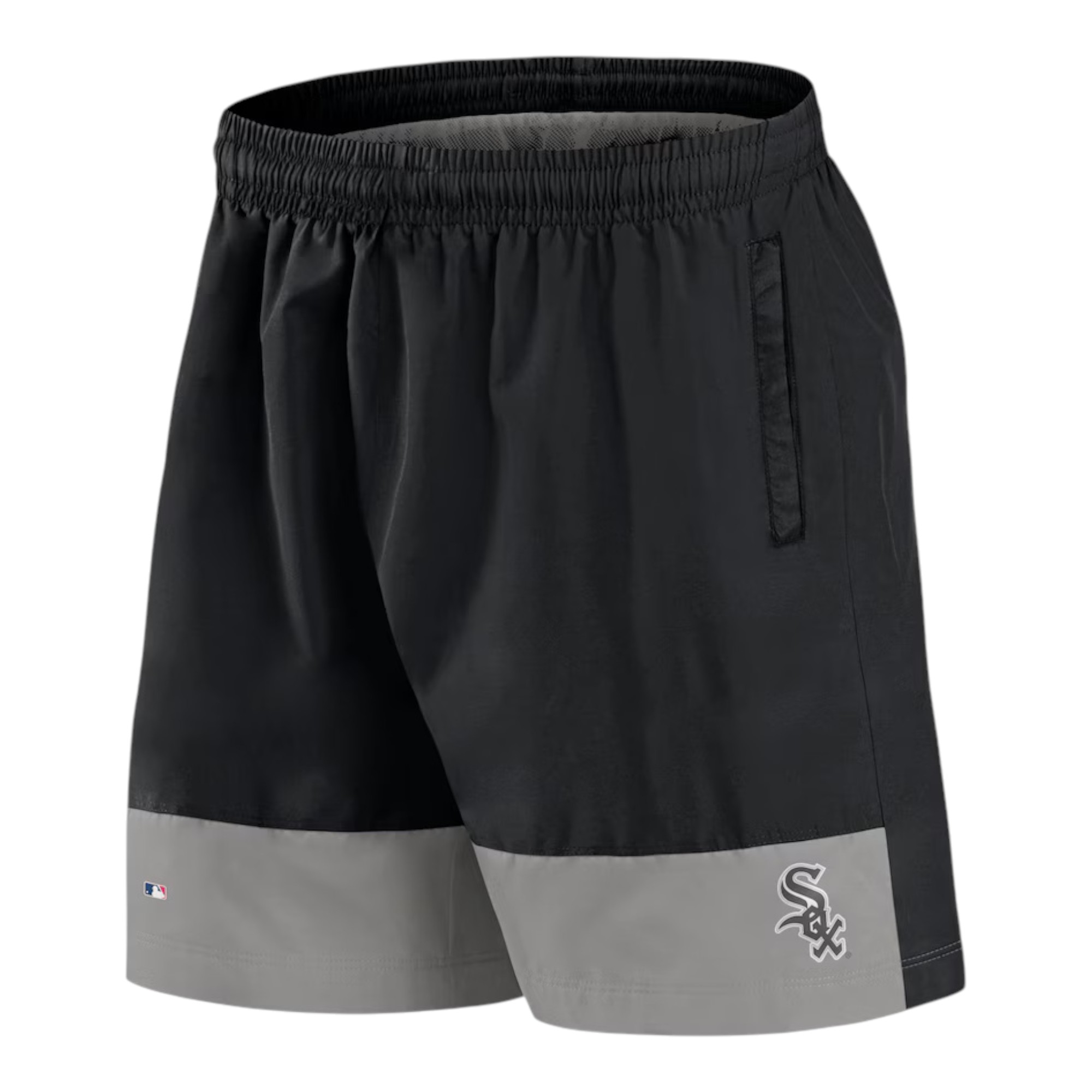 WOVEN SHORT      BLACK/STONE GRAY