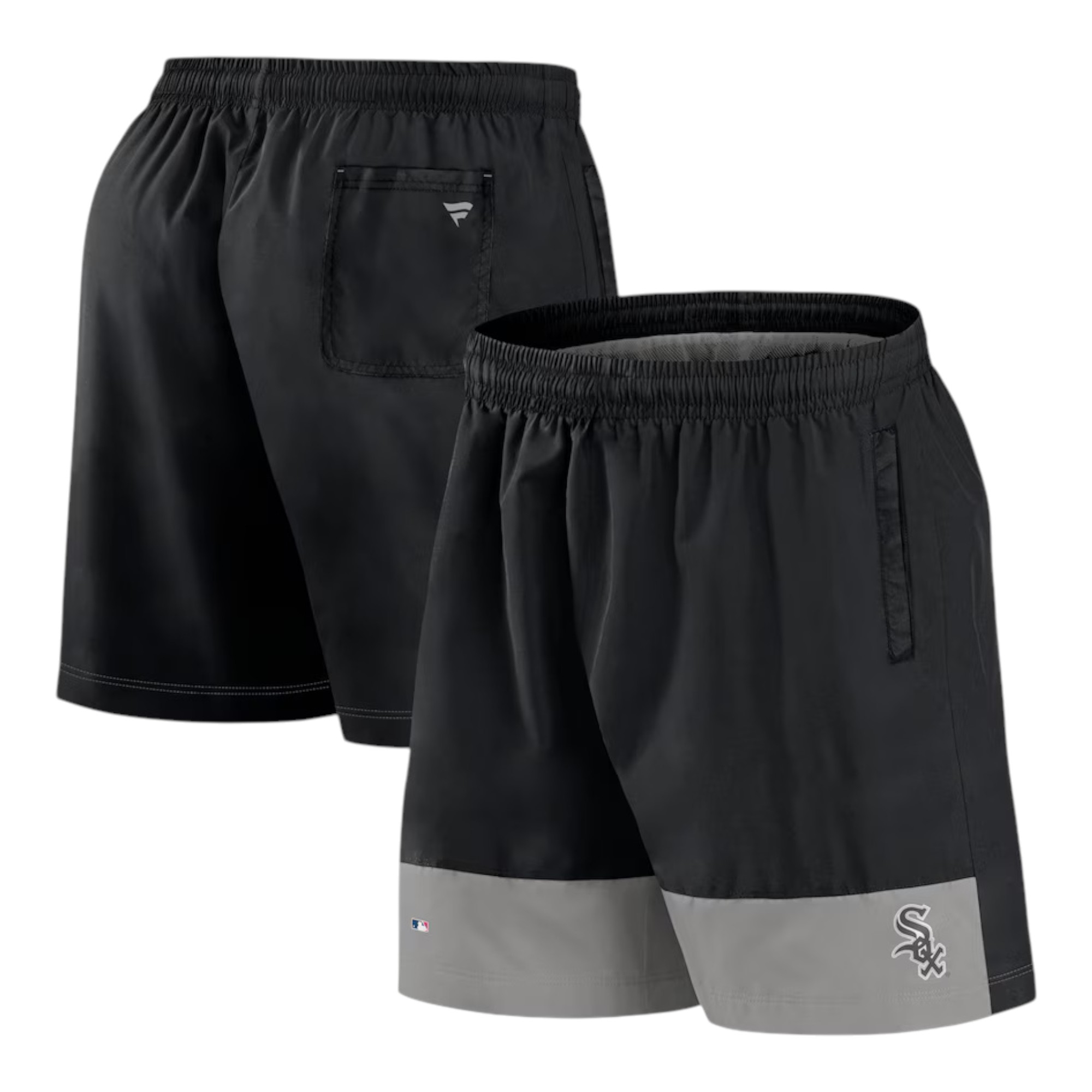 WOVEN SHORT      BLACK/STONE GRAY