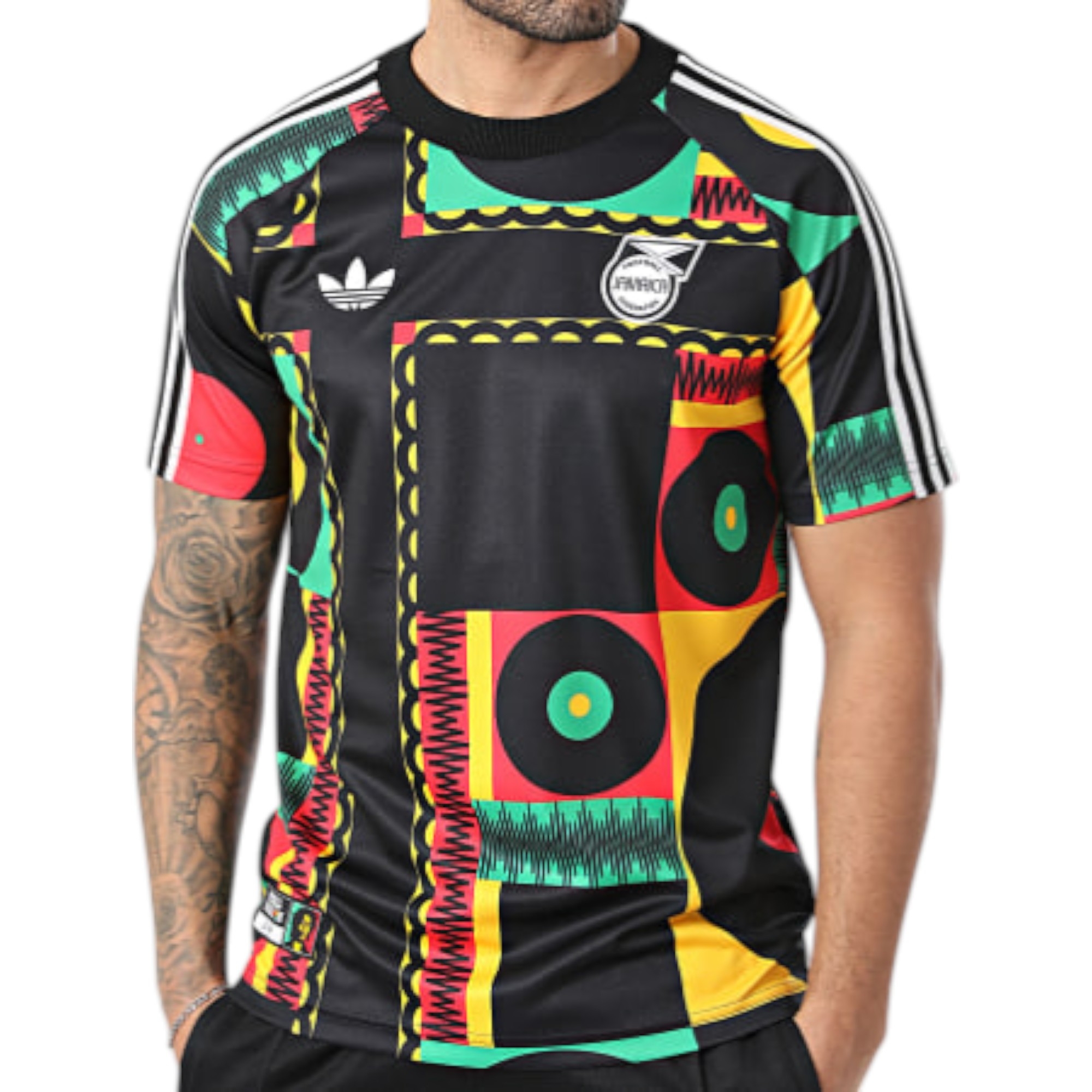 Maglia da calcio a righe Jamaica x Bob Marley 